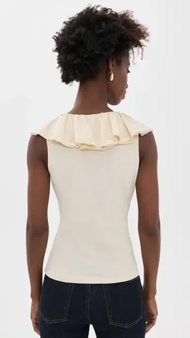 Ulla Johnson Elsie Cotton Top Cowrie L | Thumbnail 3