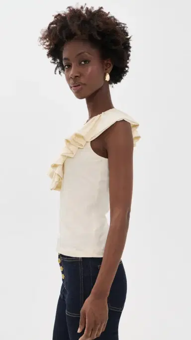 Ulla Johnson Elsie Cotton Top Cowrie L | Thumbnail 4