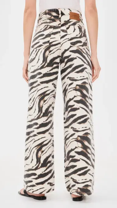 Ganni Print Denim Lari Jeans | Thumbnail 3