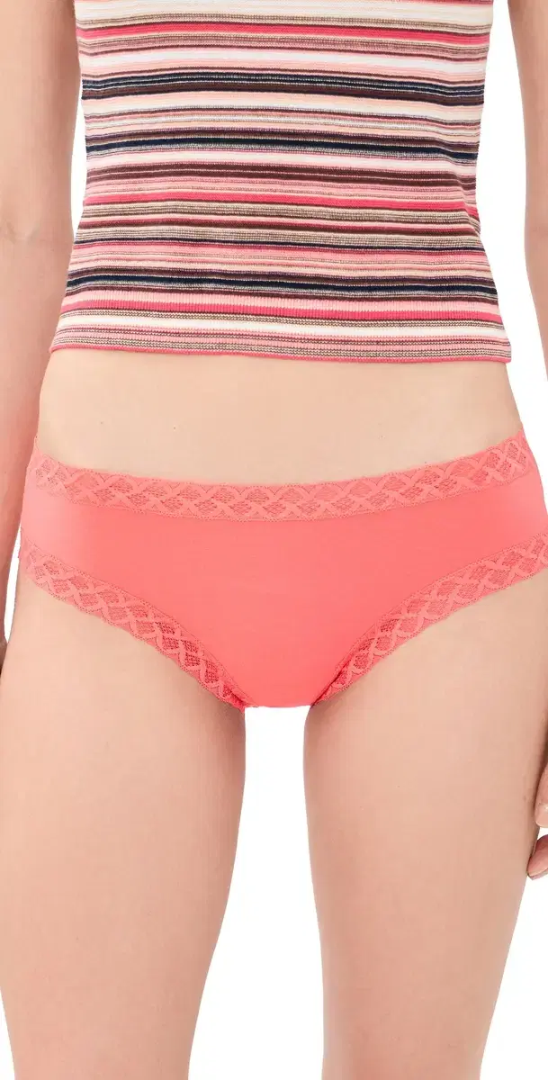 Natori Bliss Girl Briefs Neon Coral