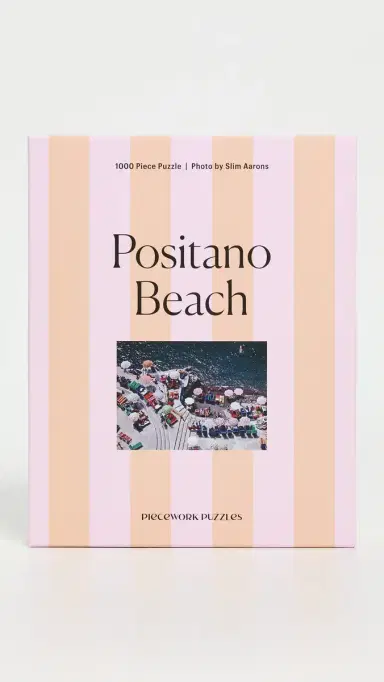 Piecework Puzzles Positano Beach Puzzle Striped | Thumbnail 2