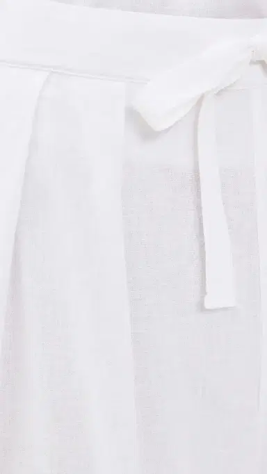Eberjey Linen Blend Relaxed Pants White | Thumbnail 6