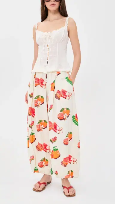 Free People Moonflower Balloon Pants Funky Fruits/Tea C M | Thumbnail 5 Free People Moonflower Balloon Pants Funky Fruits/Tea C M | Thumbnail 5