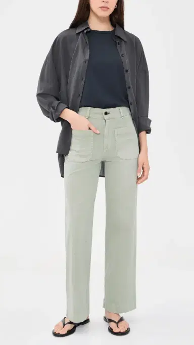 Askk NY Sailor Twill Pants Seaweed | Thumbnail 5