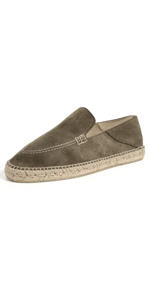 Suede Traveler Espadrilles Forest