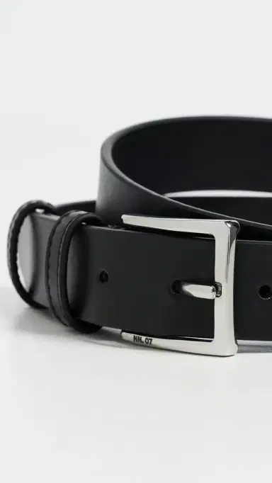 NN07 Ever Leather Belt Black | Thumbnail 4