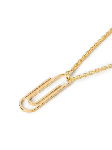Off-White Paperclip Necklace | Thumbnail 3