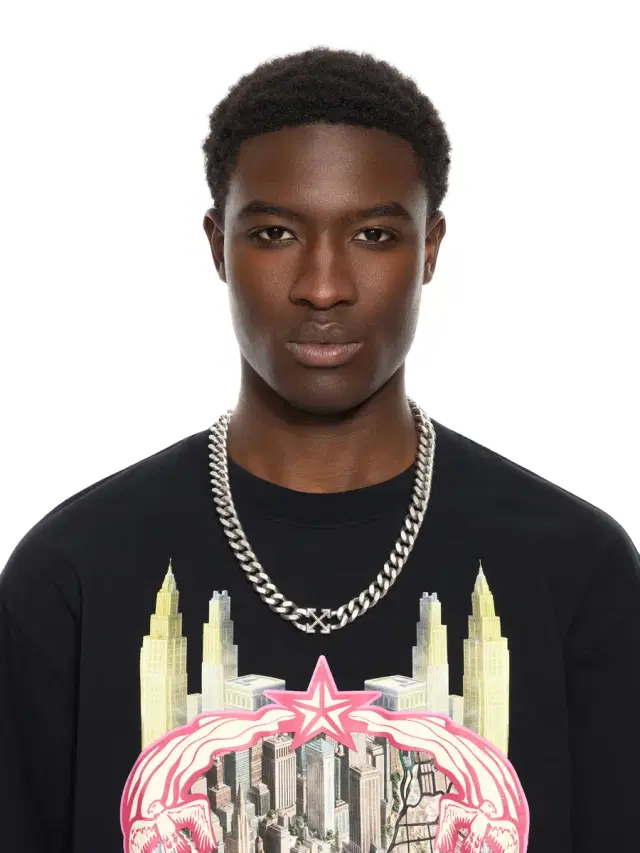 Off-White Arrow Chain Necklace