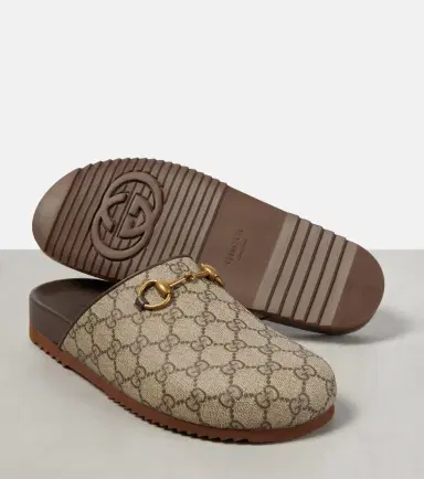 Gucci GG Supreme Horsebit mules | Thumbnail 3