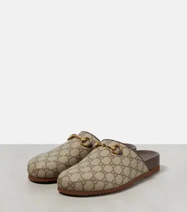 Gucci GG Supreme Horsebit mules | Thumbnail 4