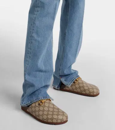 Gucci GG Supreme Horsebit mules | Thumbnail 5
