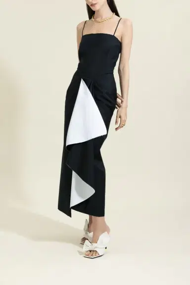 Givenchy Sliced Long Wrap Dress | Thumbnail 2