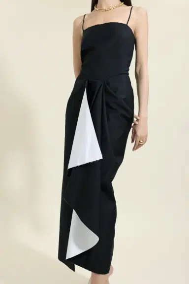 Givenchy Sliced Long Wrap Dress | Thumbnail 3