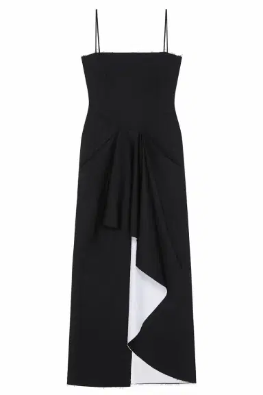 Givenchy Sliced Long Wrap Dress | Thumbnail 1