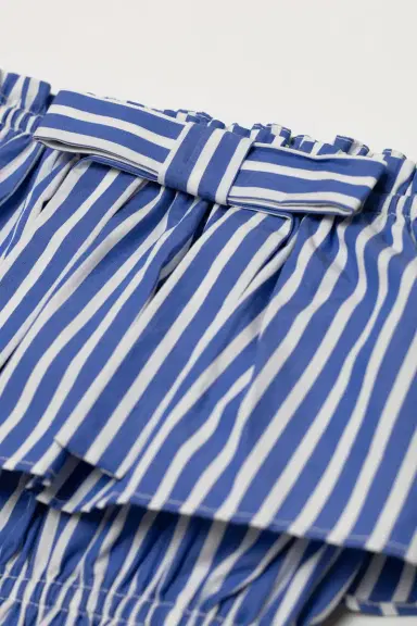 Aknvas The Aja bloomer skirt in striped poplin | Thumbnail 4