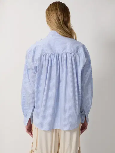 Aknvas The Flor shirt in sky blue pinstripe | Thumbnail 6 Aknvas The Flor shirt in sky blue pinstripe | Thumbnail 6