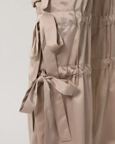 Aknvas The Odin trousers in taupe satin | Thumbnail 5