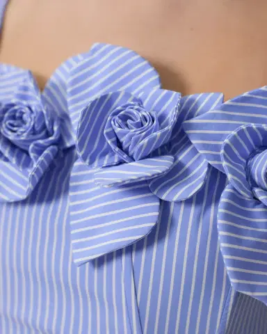 Aknvas The Rach dress in poplin stripe | Thumbnail 4 Aknvas The Rach dress in poplin stripe | Thumbnail 4