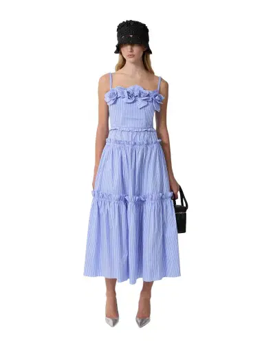 Aknvas The Rach dress in poplin stripe | Thumbnail 1 Aknvas The Rach dress in poplin stripe | Thumbnail 1