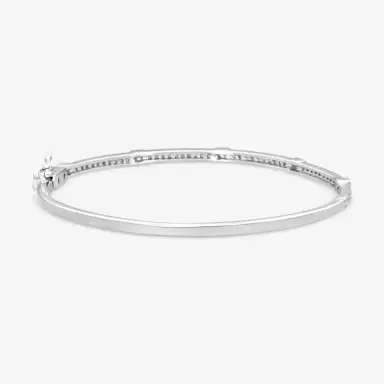 Leslie Greene Leslie Greene 18K White Gold Diamond Bangle Bracelet by The Solist | Thumbnail 3