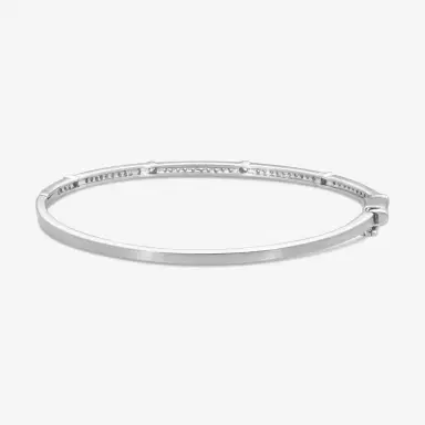 Leslie Greene Leslie Greene 18K White Gold Diamond Bangle Bracelet by The Solist | Thumbnail 3
