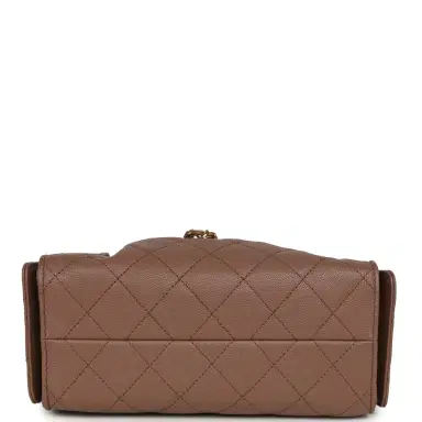 Chanel Chanel Mini 25 Hobo Bag Brown Caviar Antique Gold Hardware | Thumbnail 6 Chanel Chanel Mini 25 Hobo Bag Brown Caviar Antique Gold Hardware | Thumbnail 6