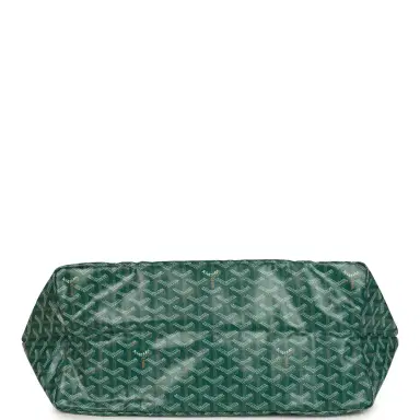 goyard Goyard Goyardine Green Saint Louis GM Tote Bag Palladium Hardware | Thumbnail 8 goyard Goyard Goyardine Green Saint Louis GM Tote Bag Palladium Hardware | Thumbnail 8