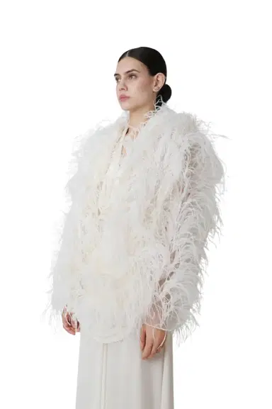 LAPOINTE Marbled Feathers Jacket | Thumbnail 1 LAPOINTE Marbled Feathers Jacket | Thumbnail 1