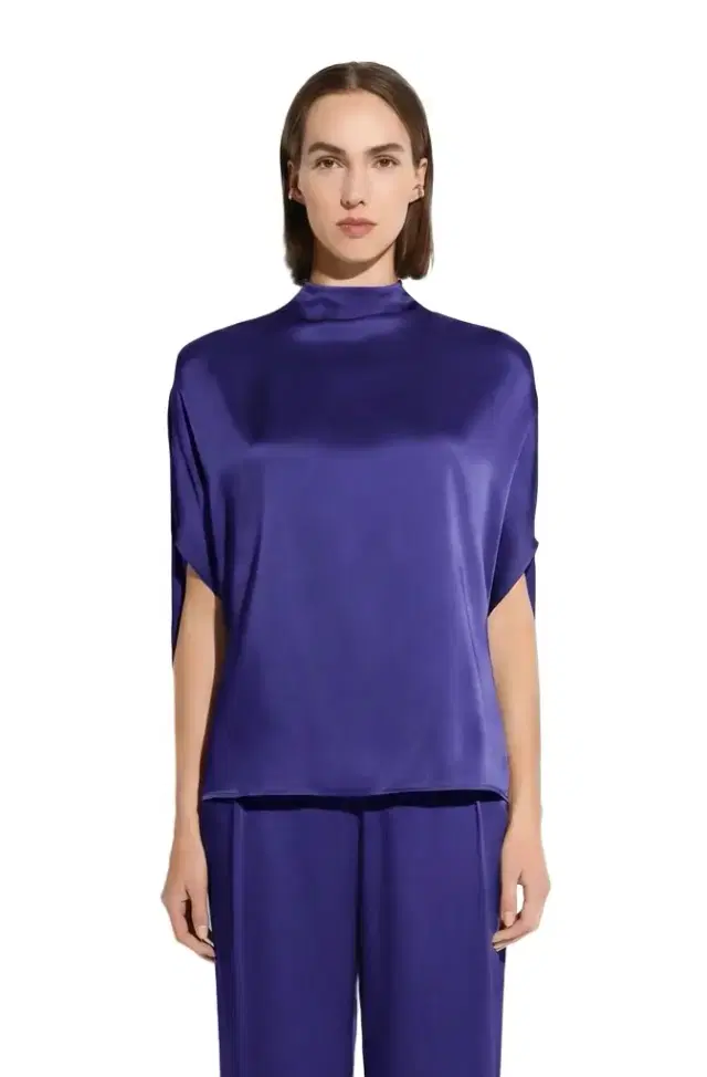 LAPOINTE Satin Cape Tee