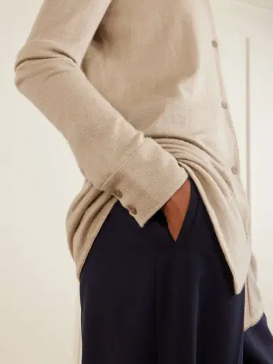 The Row Ocari Cashmere And Silk-blend Polo Knit | Thumbnail 5 The Row Ocari Cashmere And Silk-blend Polo Knit | Thumbnail 5
