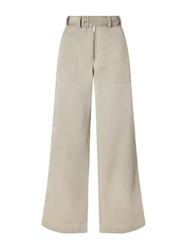 Acne Studios Belted Cotton-blend Gabardine Wide-leg Pants