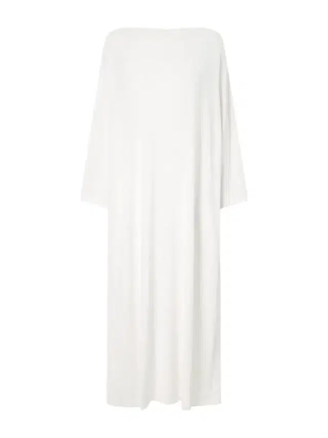 Odet Draped Silk And Cotton-blend Midi Dress