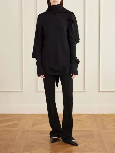 The Row Evo Crepe Blouse | Thumbnail 4 The Row Evo Crepe Blouse | Thumbnail 4