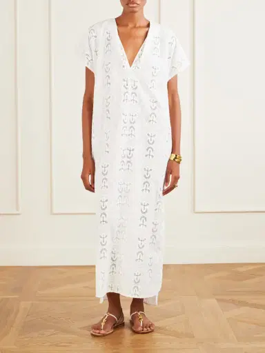 Tove Yuna Embroidered Cotton-blend Midi Dress | Thumbnail 2 Tove Yuna Embroidered Cotton-blend Midi Dress | Thumbnail 2