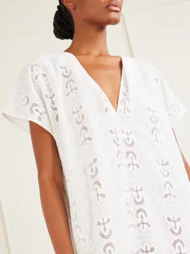 Tove Yuna Embroidered Cotton-blend Midi Dress | Thumbnail 4 Tove Yuna Embroidered Cotton-blend Midi Dress | Thumbnail 4