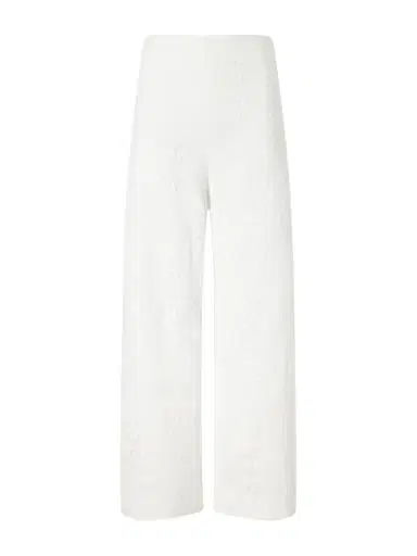 Tove Nynette Floral-embroidered Cotton-blend Wide-leg Pants | Thumbnail 1