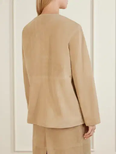 Nour Hammour Suede Jacket | Thumbnail 4 Nour Hammour Suede Jacket | Thumbnail 4