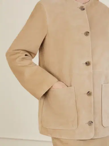 Nour Hammour Suede Jacket | Thumbnail 5 Nour Hammour Suede Jacket | Thumbnail 5