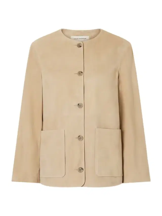 Nour Hammour Suede Jacket