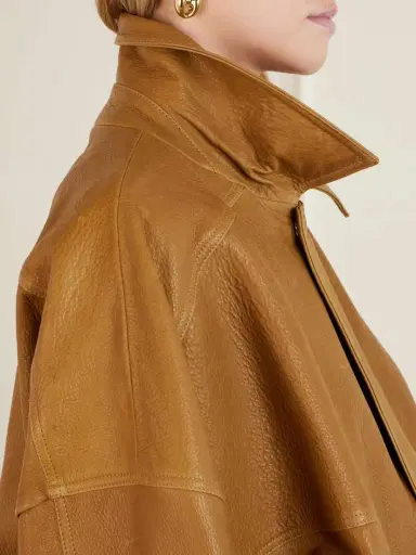 Nour Hammour Dalma Leather Jacket | Thumbnail 5 Nour Hammour Dalma Leather Jacket | Thumbnail 5