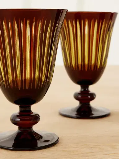 L'Objet Prism Set Of Four Glass Wine Glasses | Thumbnail 3 L'Objet Prism Set Of Four Glass Wine Glasses | Thumbnail 3