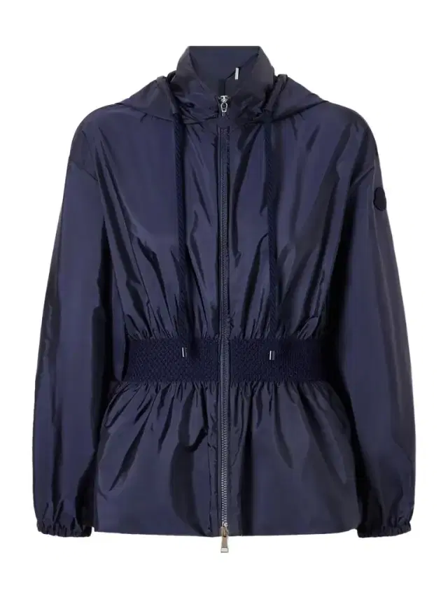 Liriope Hooded Gathered Shell Jacket