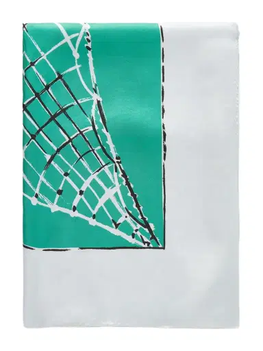 Altuzarra Fishnet Printed Silk-twill Scarf | Thumbnail 1 Altuzarra Fishnet Printed Silk-twill Scarf | Thumbnail 1