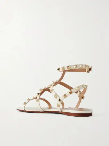 Valentino Garavani Rockstud Leather Sandals | Thumbnail 3 Valentino Garavani Rockstud Leather Sandals | Thumbnail 3