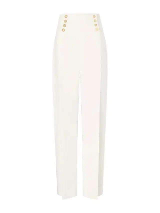 Alba Cotton-blend Wide-leg Pants