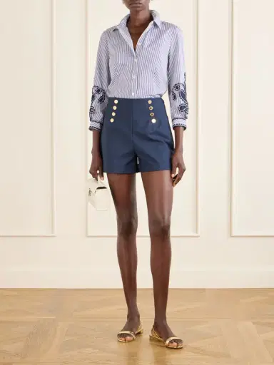 Carolina Herrera Cotton-blend Shorts | Thumbnail 2 Carolina Herrera Cotton-blend Shorts | Thumbnail 2