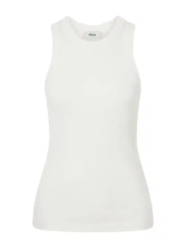 AGOLDE Leigh Ribbed Stretch Organic Cotton And Tencel™ Lyocell-blend Jersey Tank | Thumbnail 1