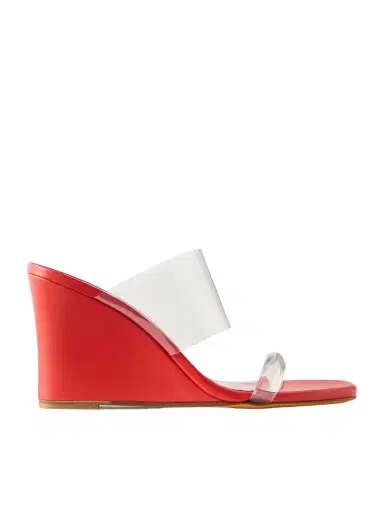 Maryam Nassir Zadeh Olympia Pvc Wedge Sandals | Thumbnail 1