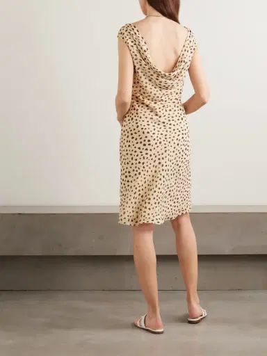 Posse Leo Cheetah-print Silk-georgette Mini Dress | Thumbnail 3 Posse Leo Cheetah-print Silk-georgette Mini Dress | Thumbnail 3