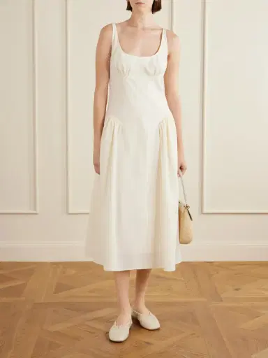 Proenza Schouler White Label Solira Seersucker Midi Dress | Thumbnail 2 Proenza Schouler White Label Solira Seersucker Midi Dress | Thumbnail 2